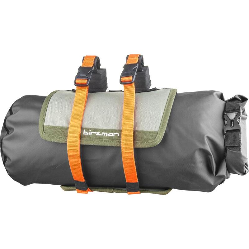 Sacoche de guidon Packman - Noir/Vert
