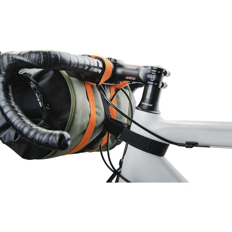 Sacoche de guidon Packman - Noir/Vert
