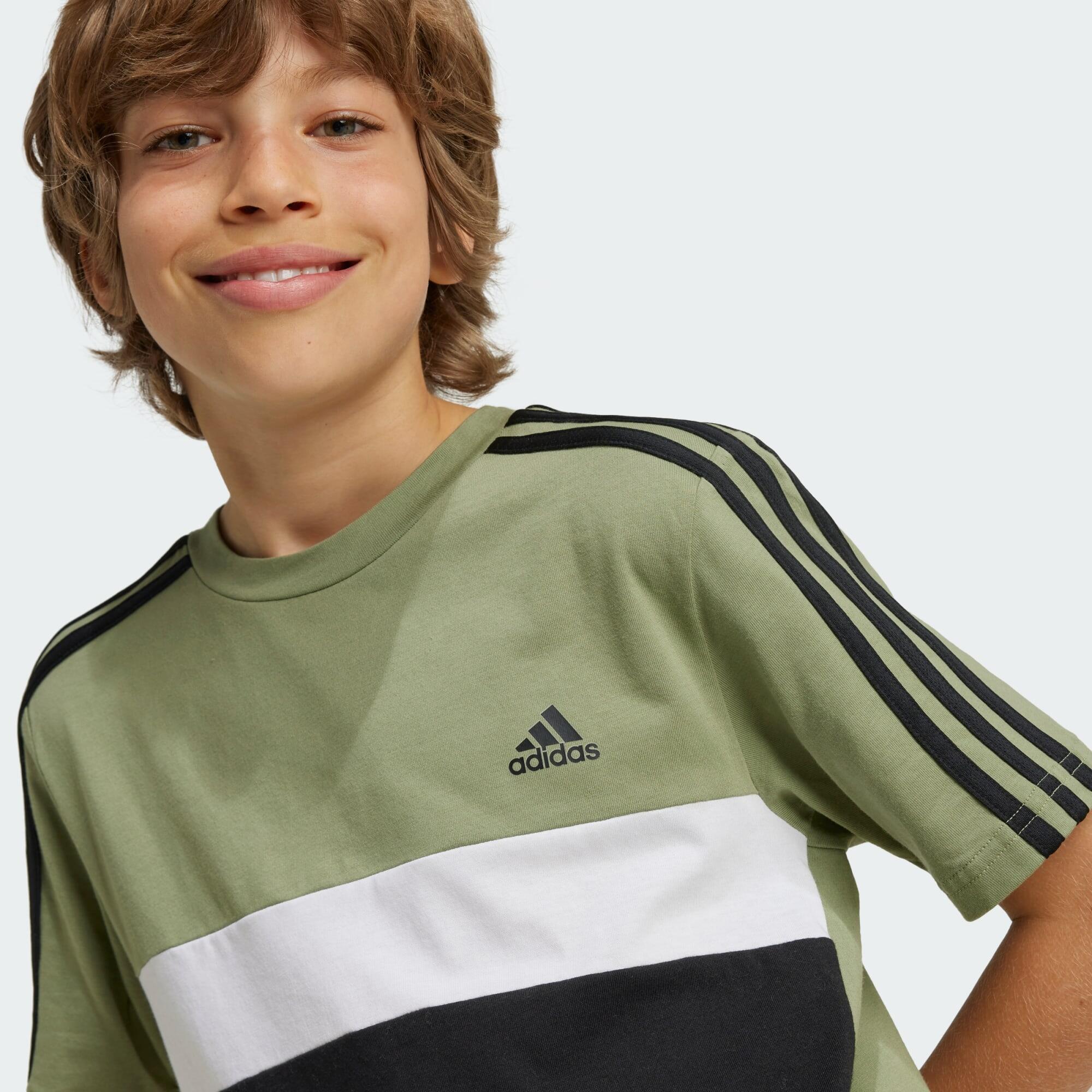 T-shirt de Algodão 3-Stripes Tiberio — Criança 4/5
