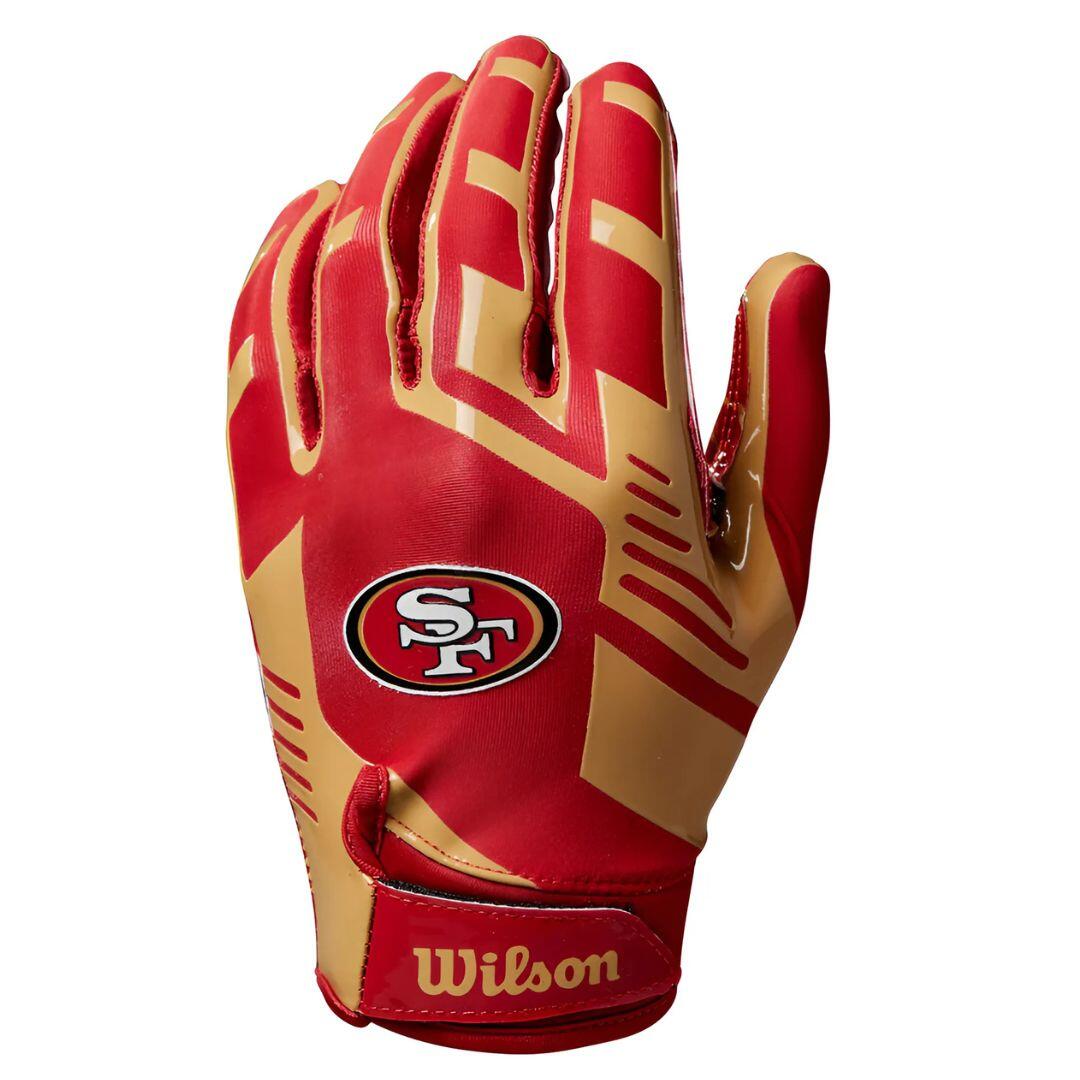 Gants de Football Américain enfant NFL Stretch fit San Francisco 49ers 2/3