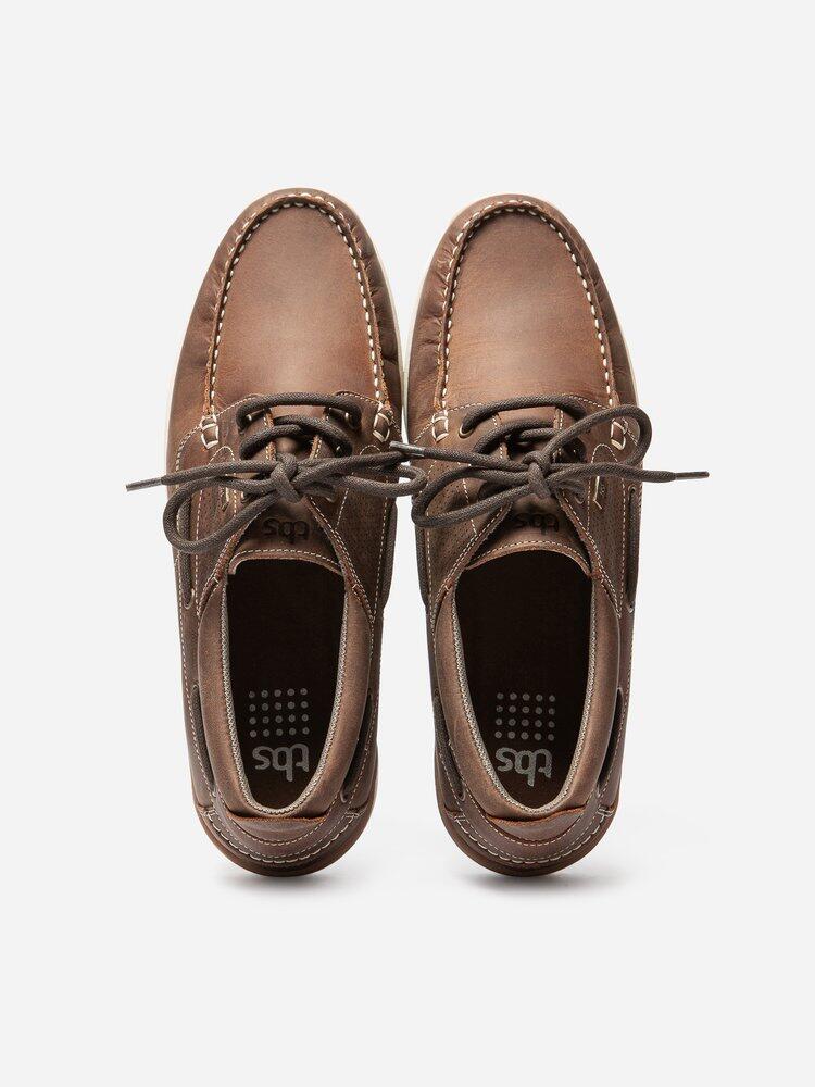 Chaussures bateau Homme - MATBOAT Cognac 3/5