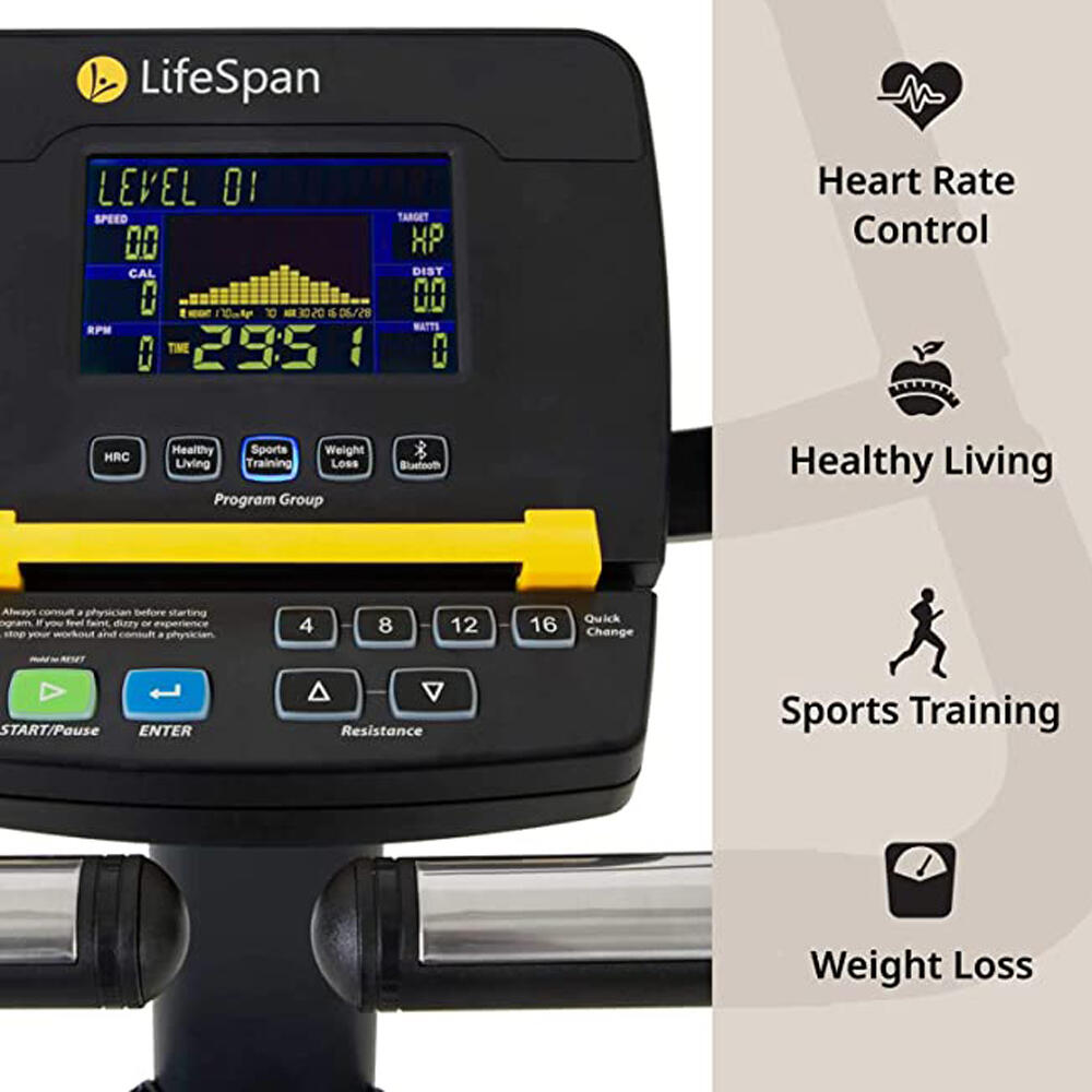 LifeSpan Fitness Hometrainer Upright Bike C3i 7/7