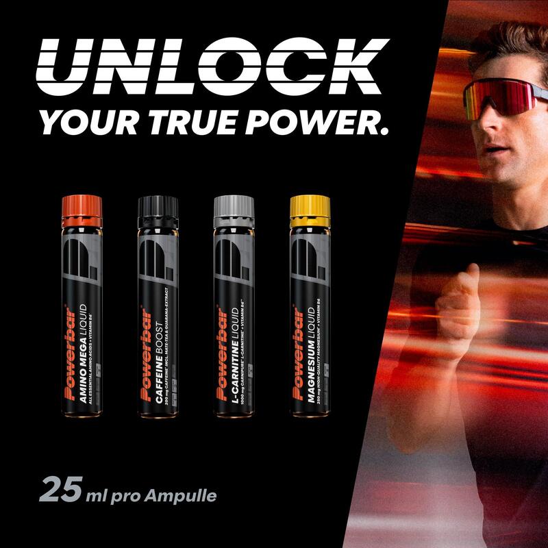 Caffeine Boost 25ml PowerBar (embalagem de 20) Exclusivo online      59,95€  Preço por quantidade 99,92€l POWERBAR Caffeine Boost 25ml PowerBar (embalagem de 20)Vendido e expedido por: Fitwinkel - Sporttrader  