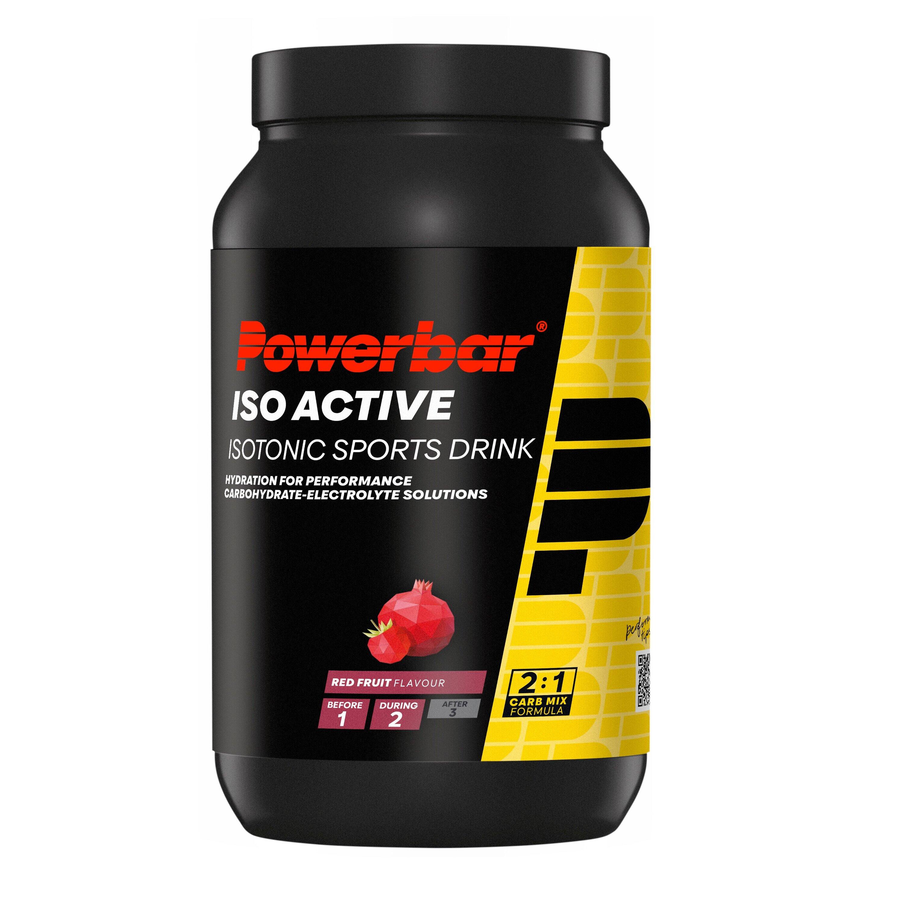 POWERBAR Powerbar Isoactive Red Fruit 1320g - Isotonisches Sportgetränk - 5 Elektrolyte