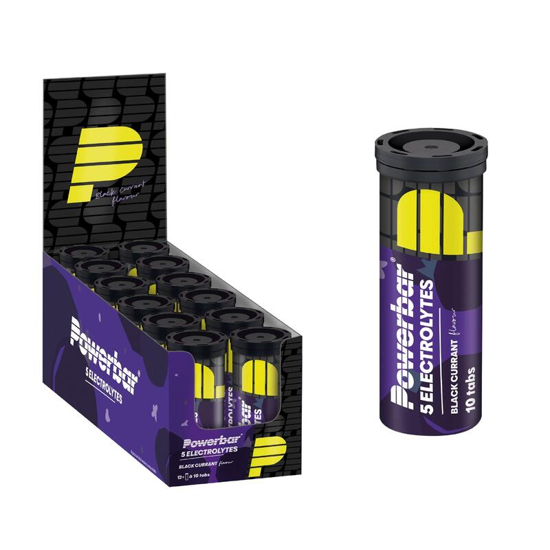5 Electrolytes 10caps Powerbar (lot de 12)