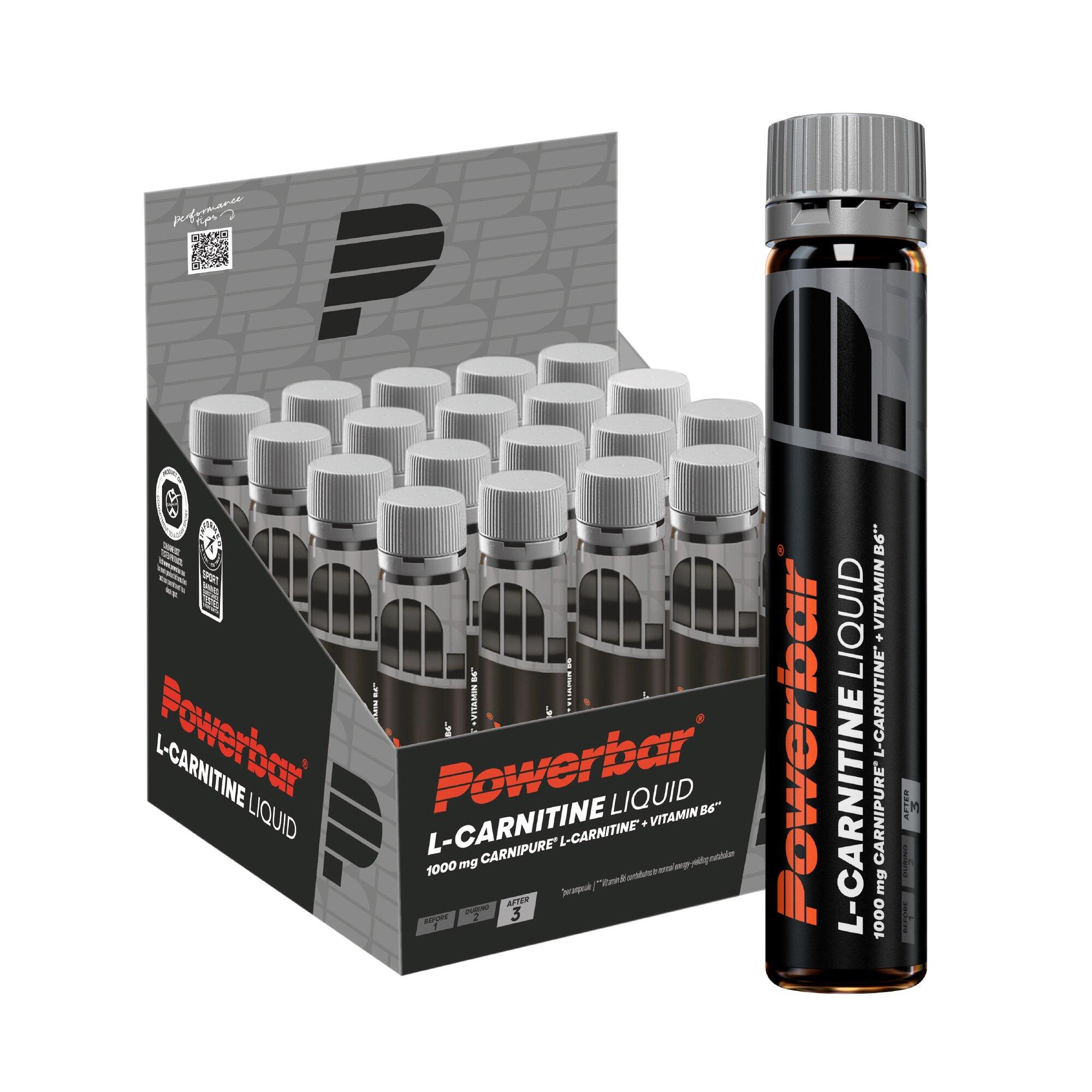 POWERBAR Powerbar L-Carnitine Liquid Ampoules (20x25ml) Unflavoured