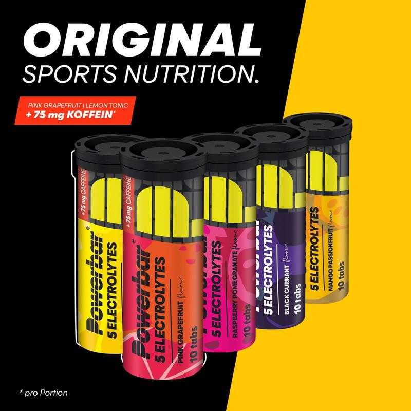 5 Electrolytes 10caps Powerbar (lot de 12)