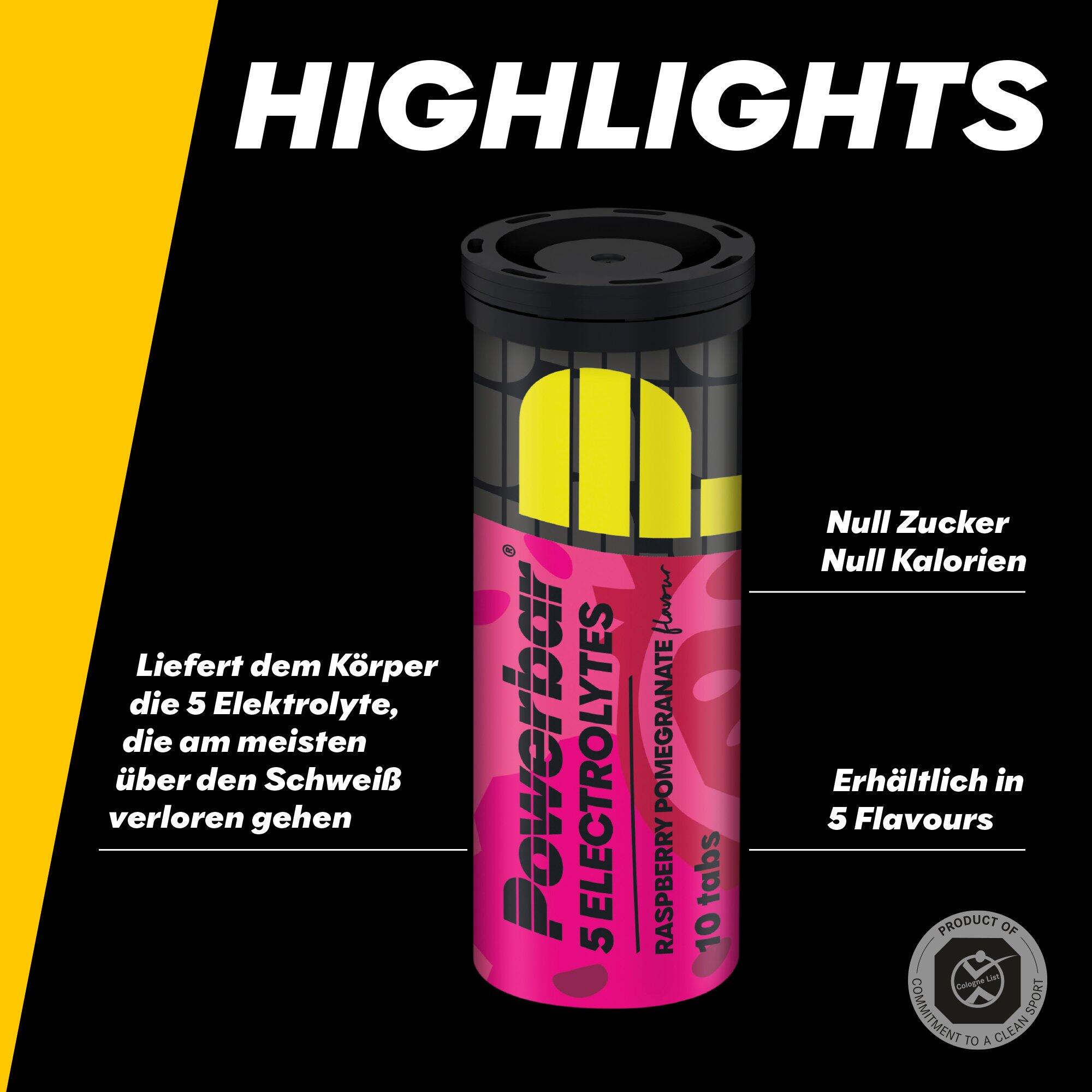Electrolytes PowerBar 5 10 comprimés sans sucre - 5 minéraux essentiels 4/5