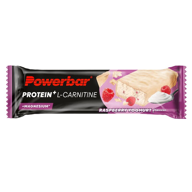 Powerbar Protein Plus + L-Carnitine Bar (30x35g) Raspberry Yoghurt - Batony