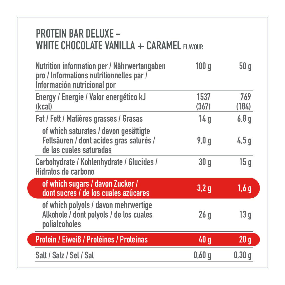 Deluxe Bundle (3x12x50g) Brownie | Choc Peanut | White Choc Vanilla 7/7