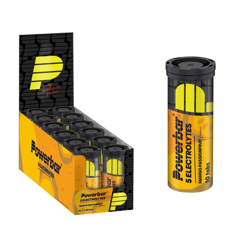 5 Electrolytes 10caps Powerbar (lot de 12)