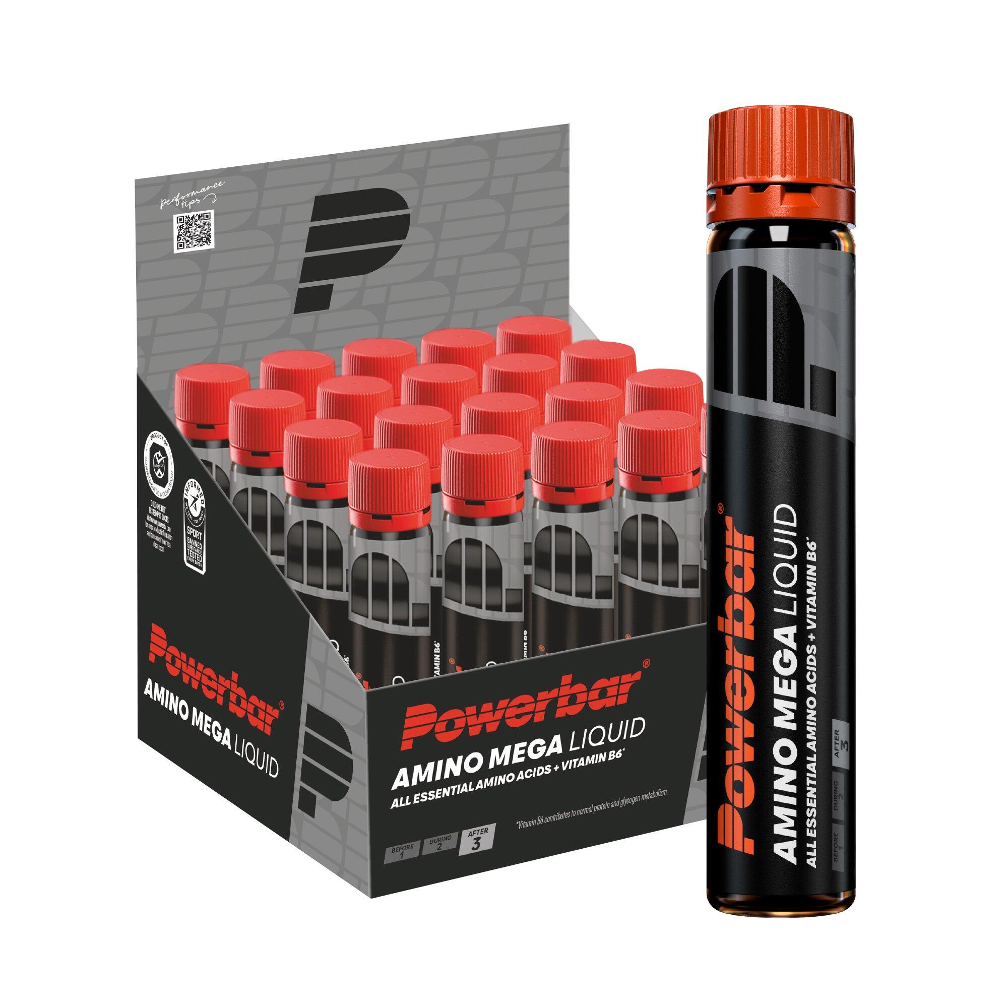 POWERBAR Amino Mega Vloeibaar 25ml Powerbar (verpakking van 20)