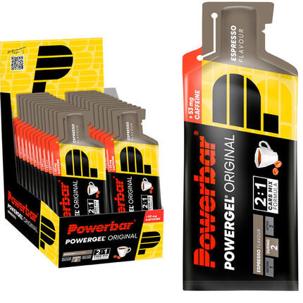 Żel PowerBar PowerGel Original 24x41gr Espresso Caffeine