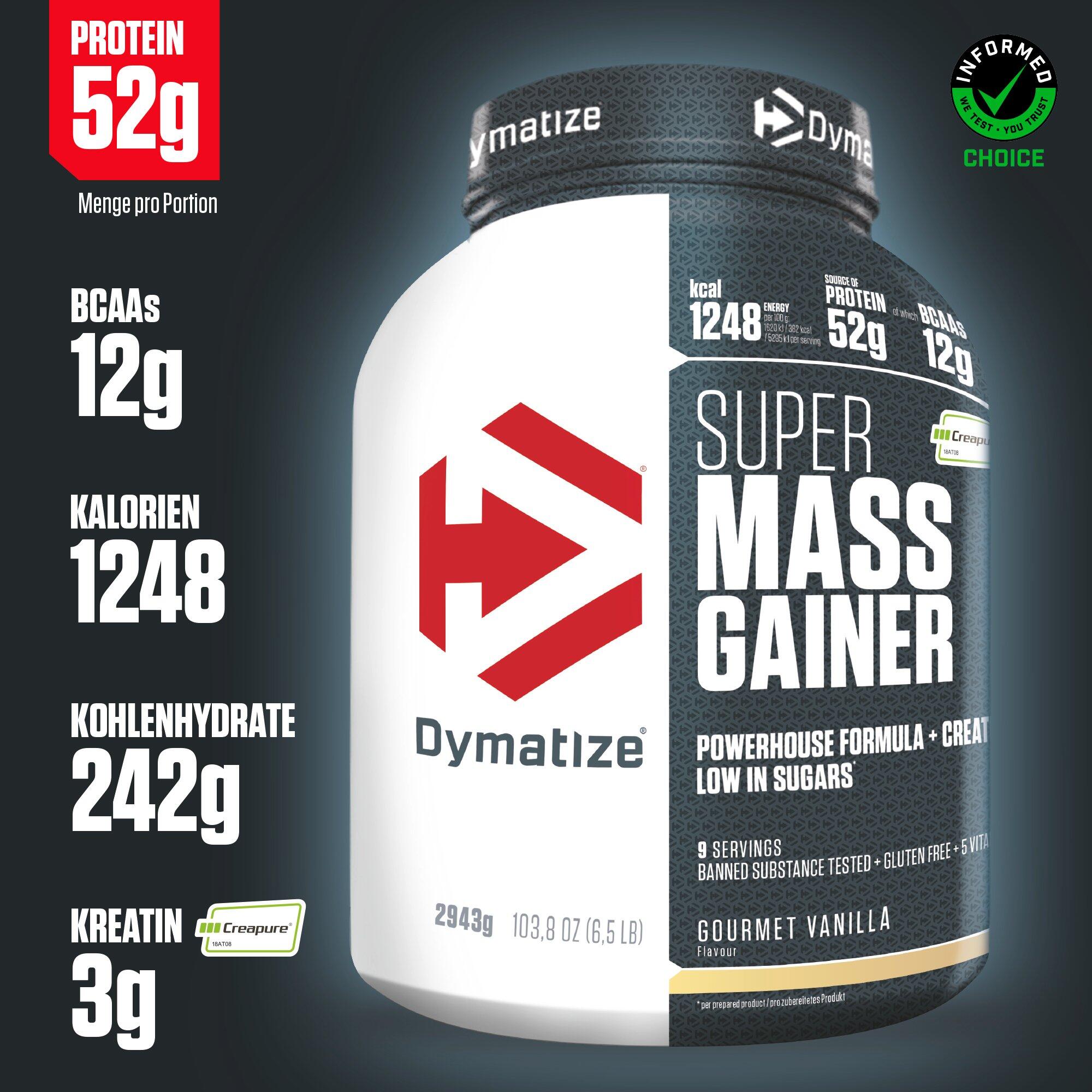 Super Mass Gainer - Gainer in polvere con whey, creatina, barattolo 2/7