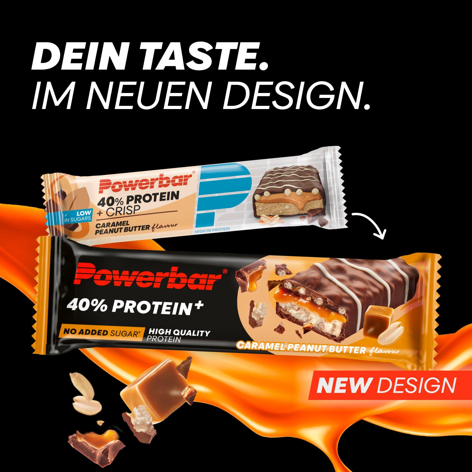 Barre protéinée PowerBar 40% Crisp 40g — faible en sucres, croquante 2/7