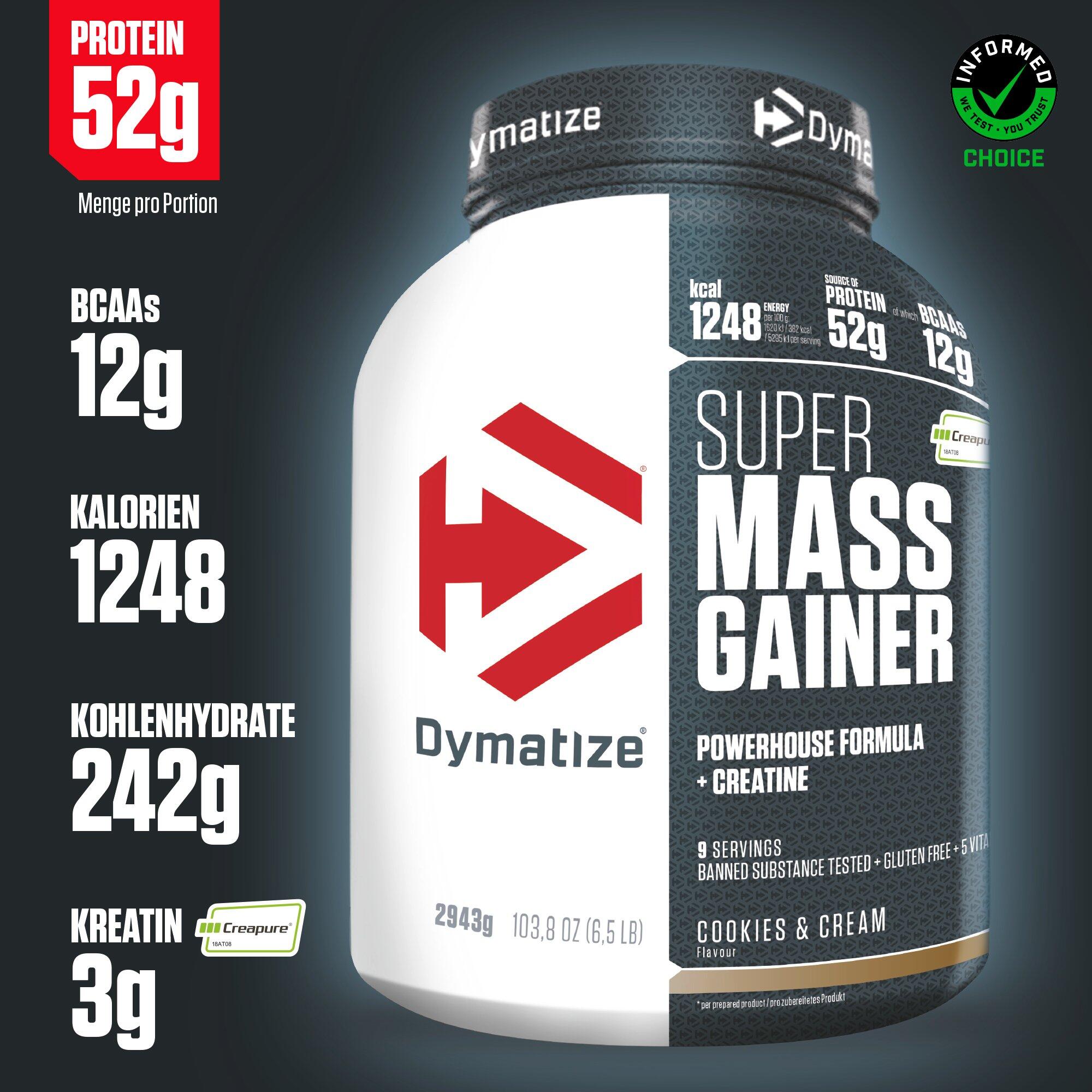 Super Mass Gainer in polvere — whey, creatina, aumento della massa 2/7