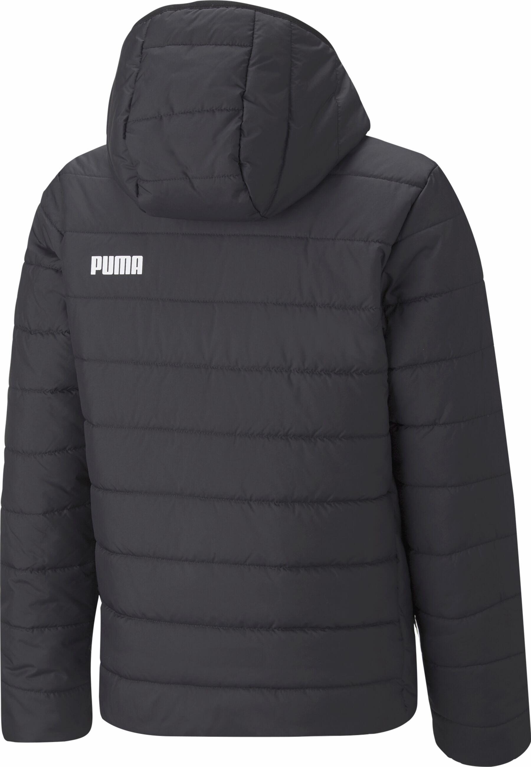 Młodzieżowa ocieplana kurtka Essentials PUMA Black 3/7
