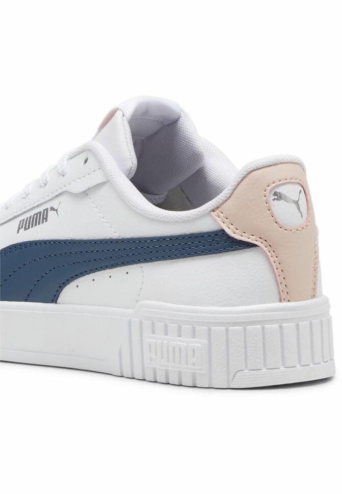 Damskie sneakersy Carina 2.0 PUMA White Gray Skies Island Pink