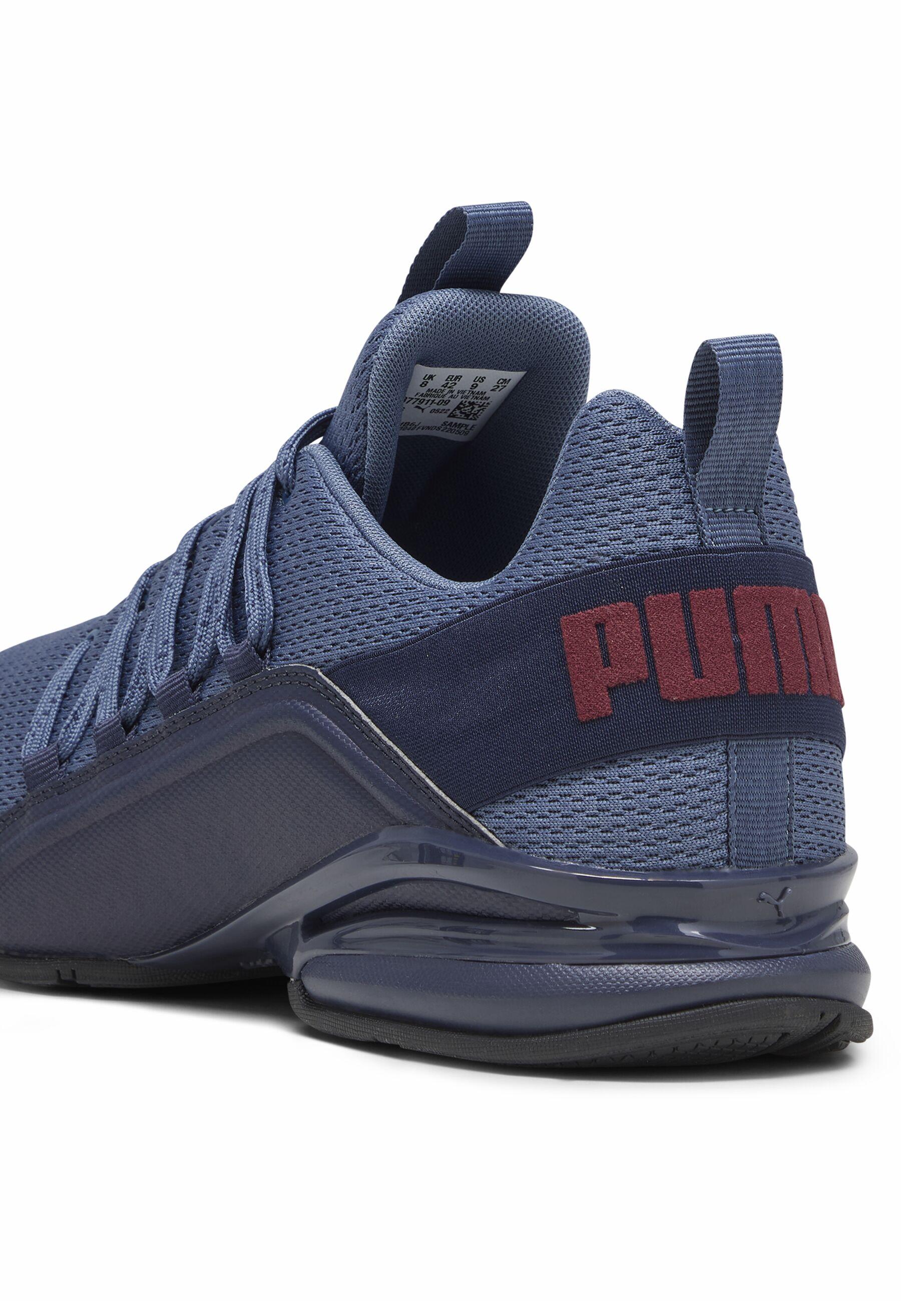 PUMA Zapatillas de running Hombre Axelion Refresh PUMA Navy Inky Blue Dark Jasper Red