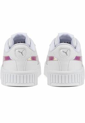 Carina 2.0 holo sneakers voor kinderen puma white silver gray