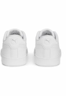 Smash 3.0 leren sneakers voor jongeren puma white cool light gray