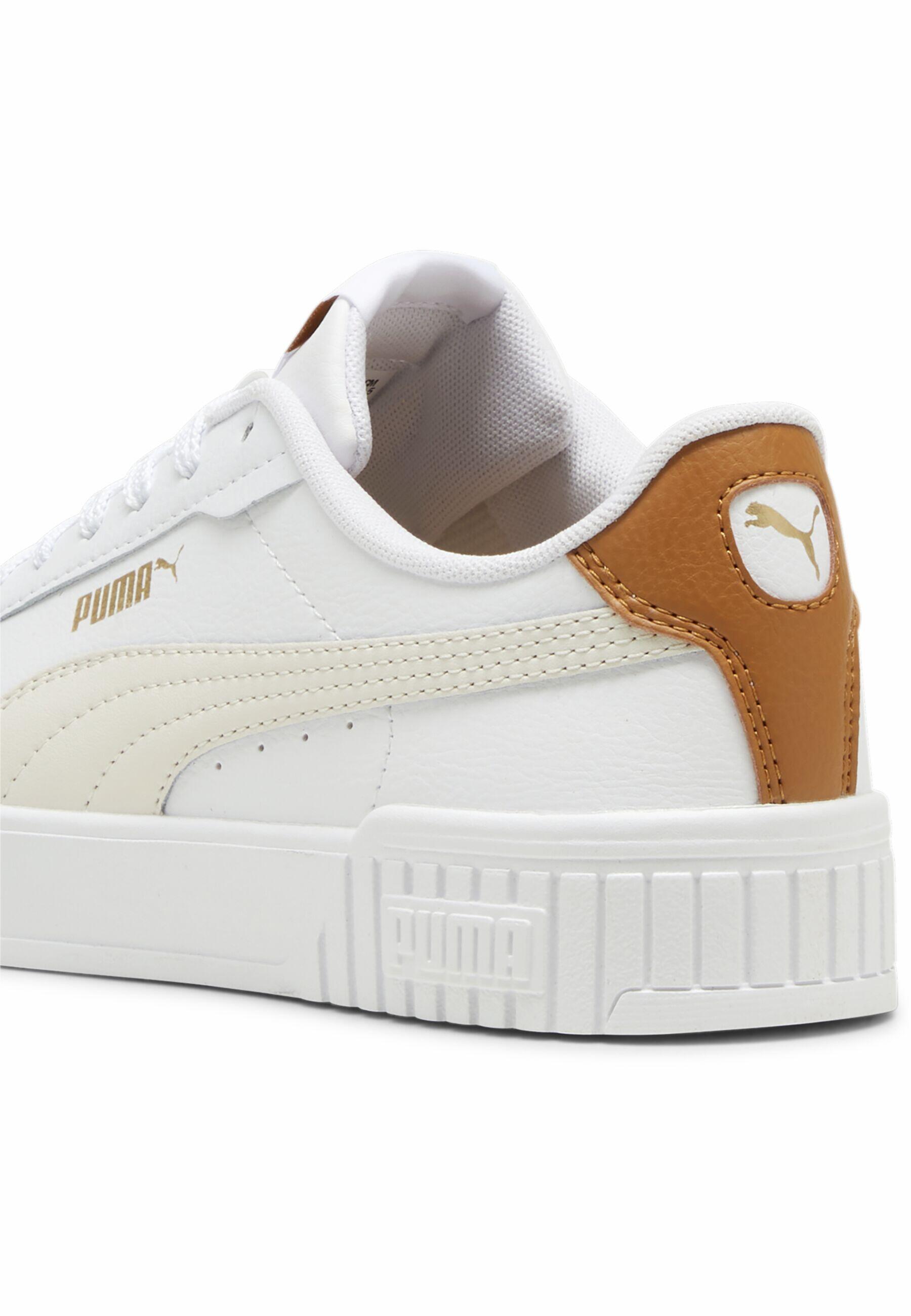 Carina 2.0 sneakers voor dames PUMA White Frosted Ivory Caramel Latte Beige 2/7