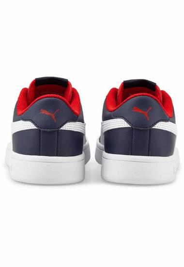 PUMA Smash V2 Sneakers Jugendliche PUMA Peacoat White High Risk Red Blue