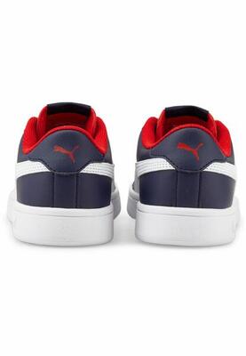 PUMA Smash V2 Sneakers Jugendliche PUMA Peacoat White High Risk Red Blue