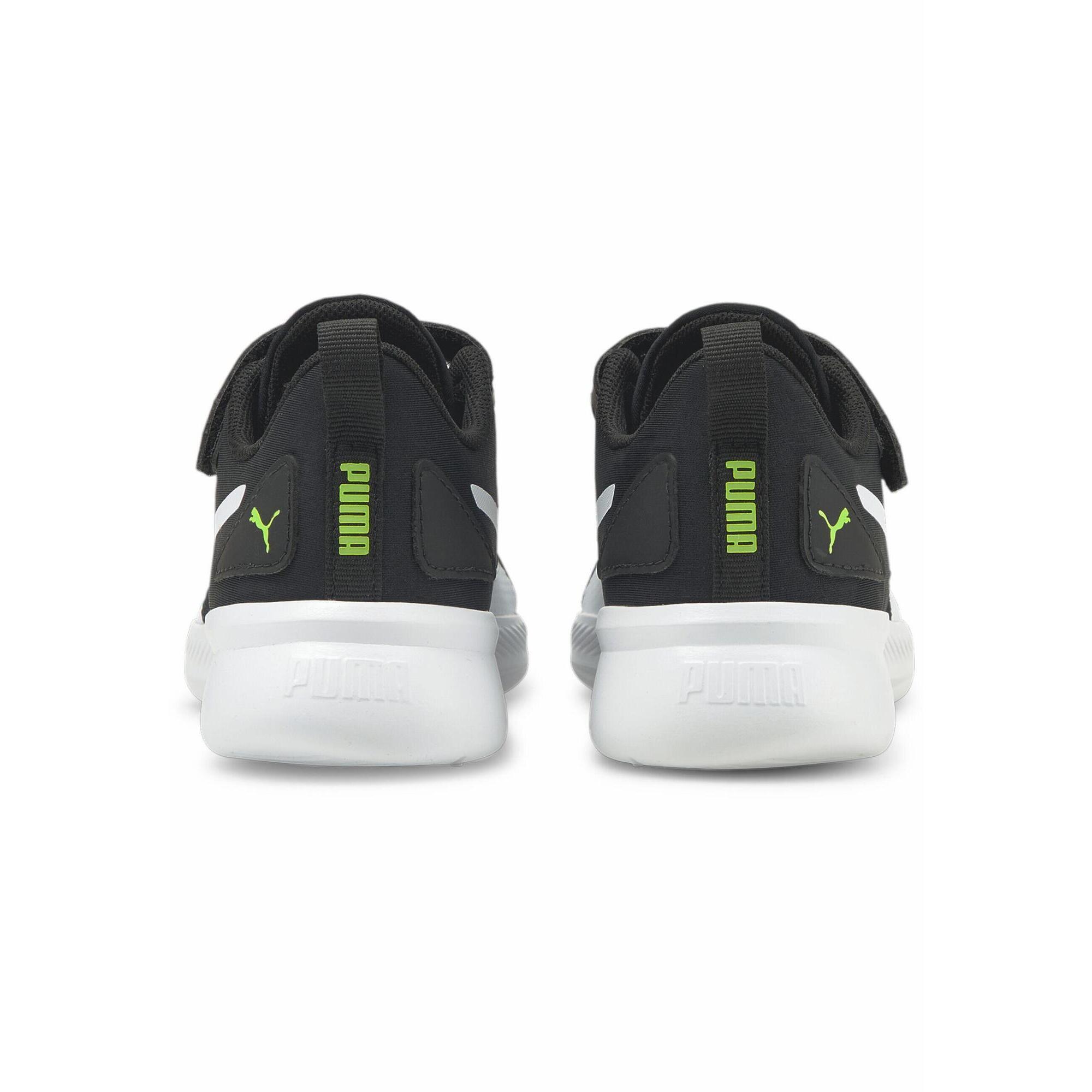 Dziecięce buty sportowe Flyer Runner V PUMA Green Flash White Black