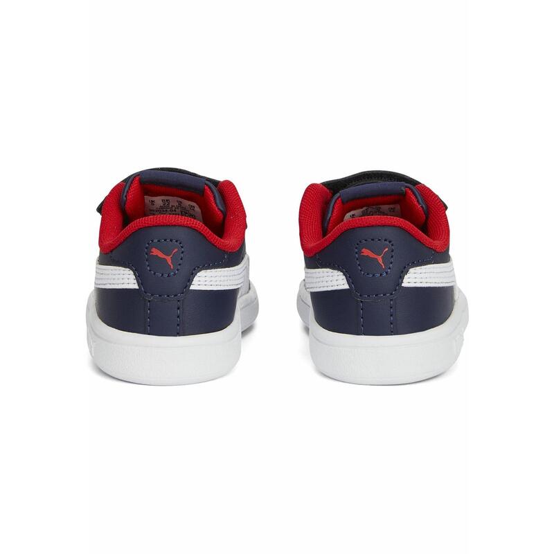 Baskets Smash 3.0 Leather V Bébé PUMA Navy White For All Time Red Blue