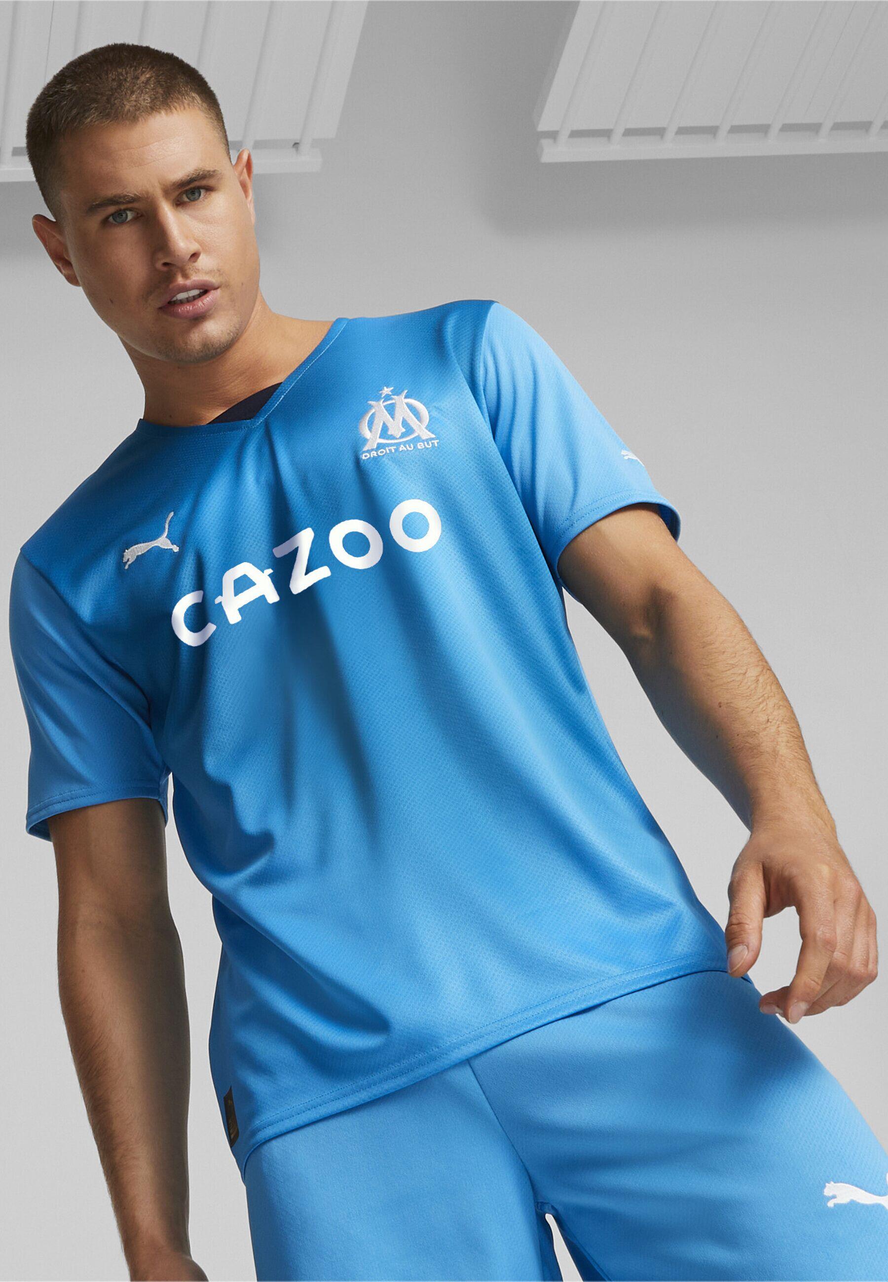 Olympique de Marseille Derde 22/23 Replica Jersey Heren PUMA Bleu Azur Blue 3/7