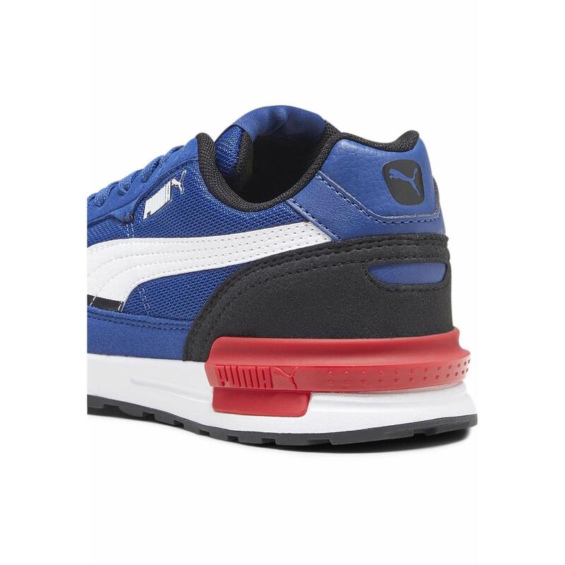Młodzieżowe buty sportowe Graviton PUMA Clyde Royal White Black Blue