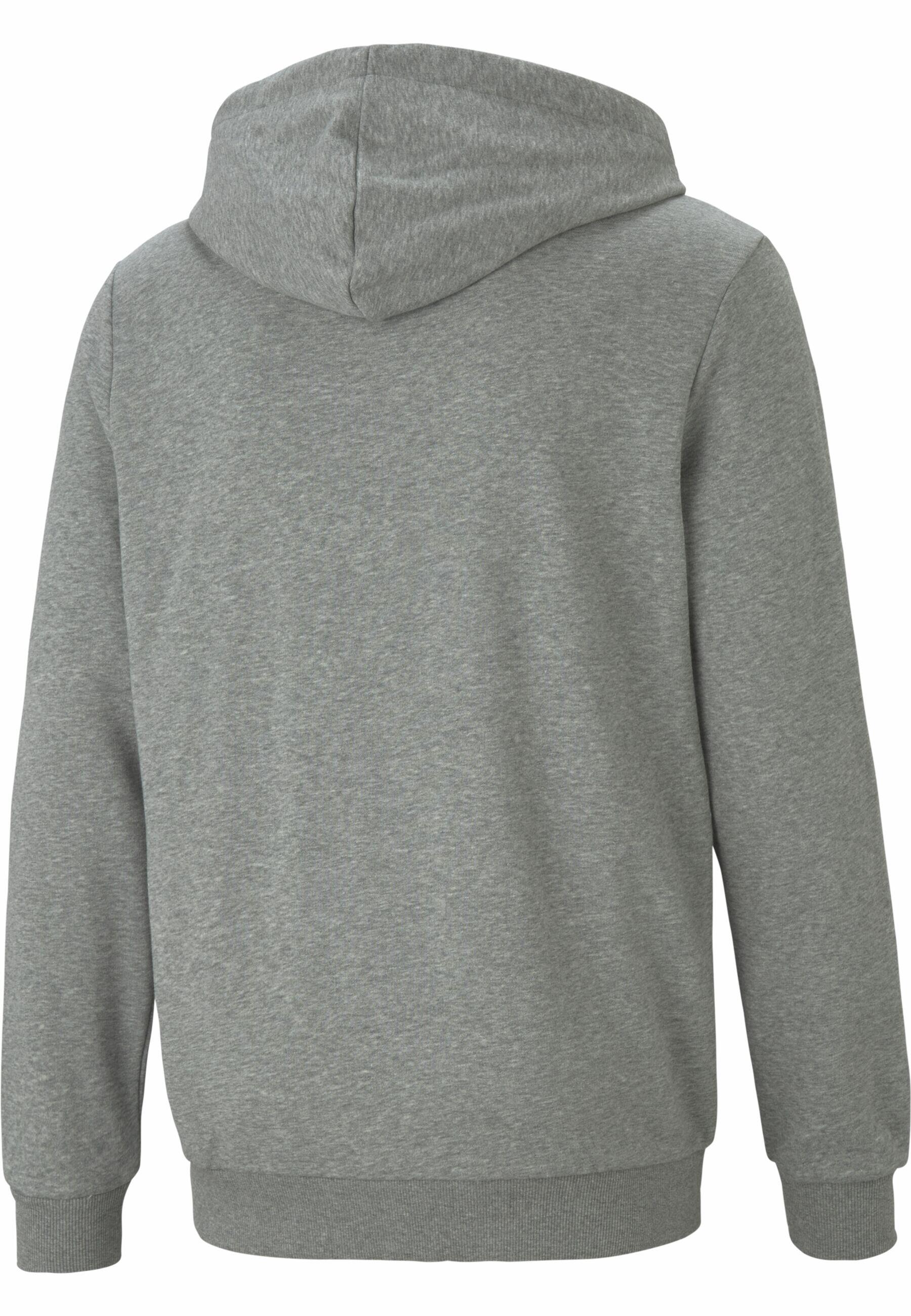 Felpa con cappuccio a zip intera Essentials con logo piccolo da uomo PUMA 3/6