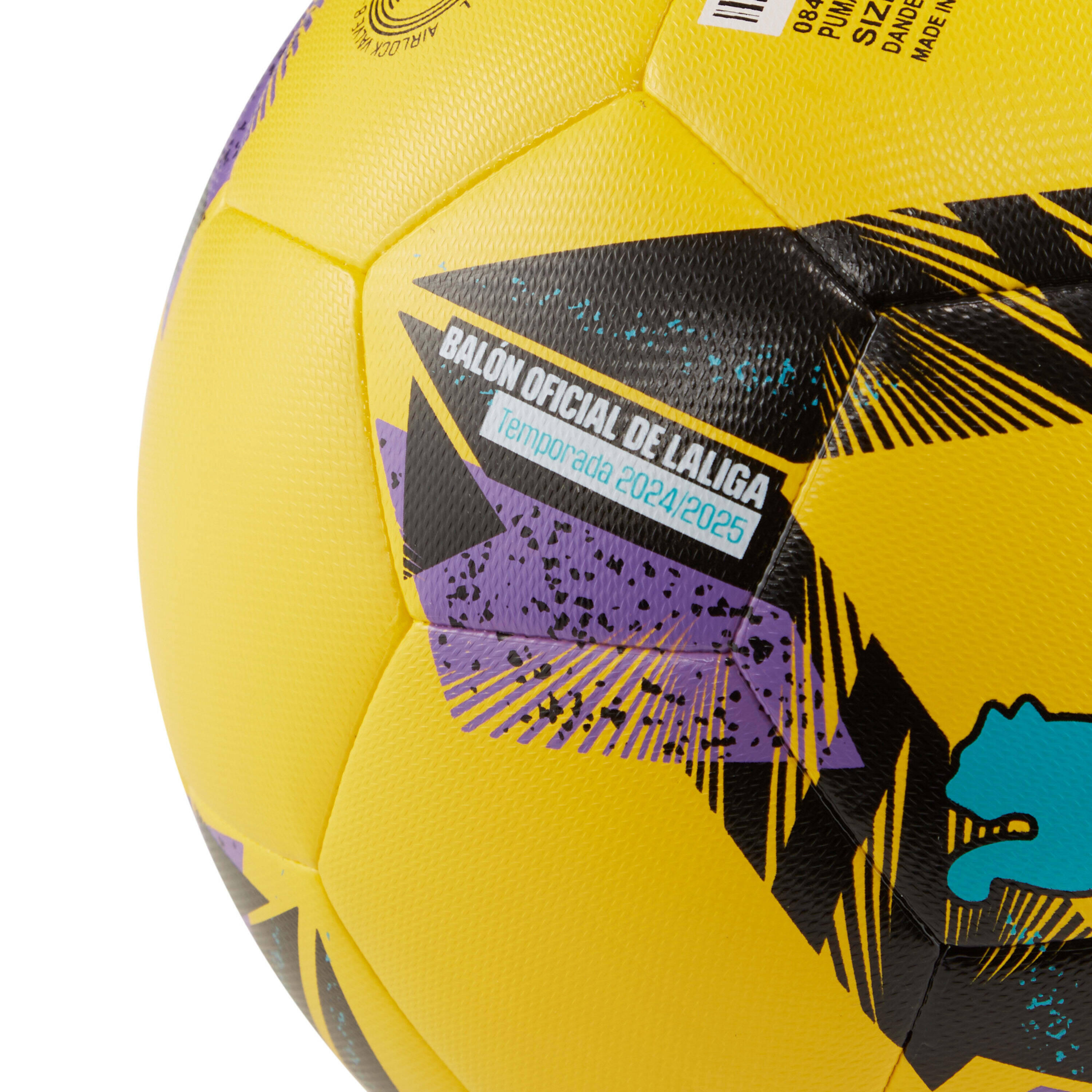 Orbita LaLiga 1 Hybrid Football PUMA Pelé Yellow Multicolor 3/4