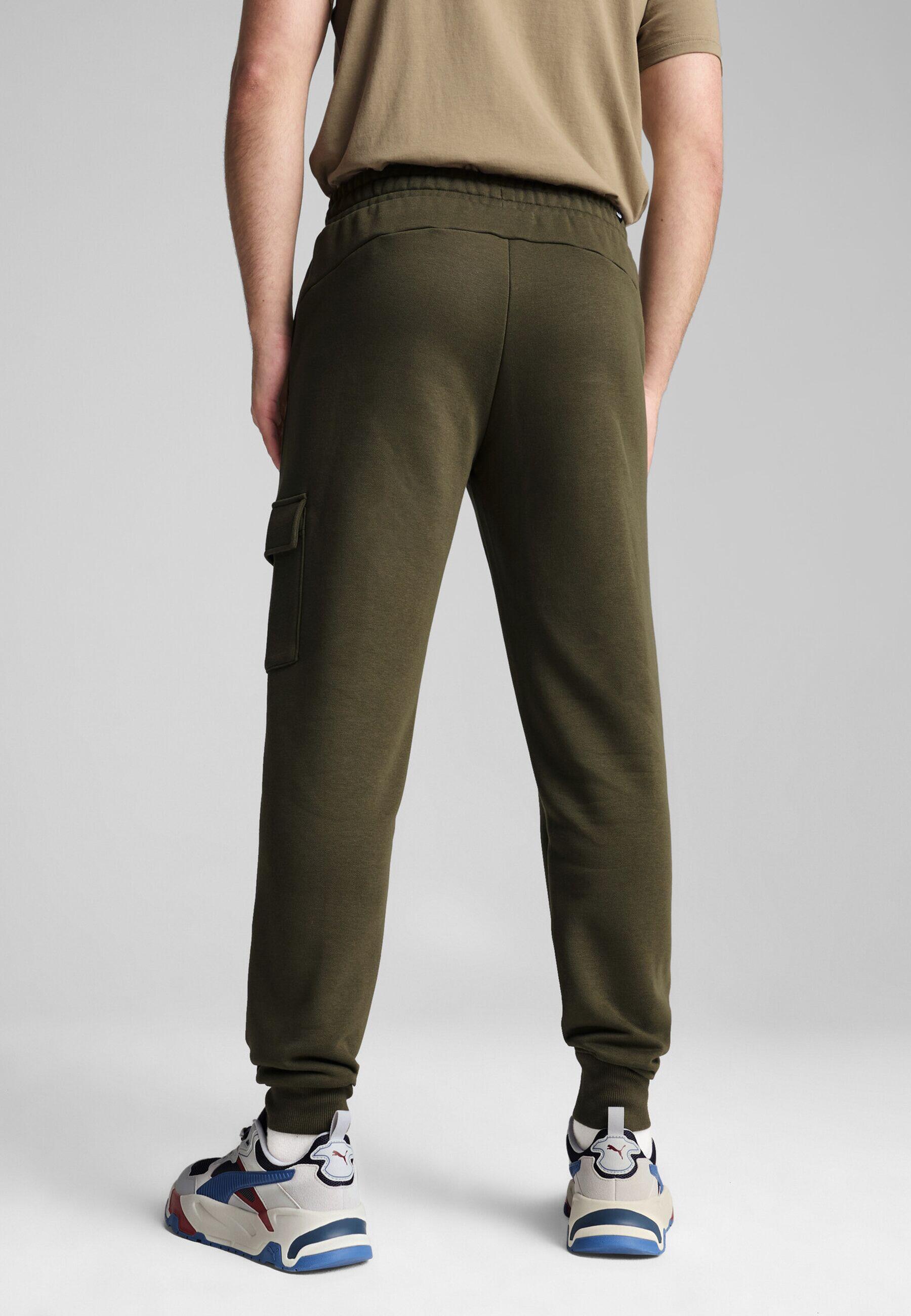 Pantaloni Cargo Essentials da uomo PUMA Dark Olive Green 2/7