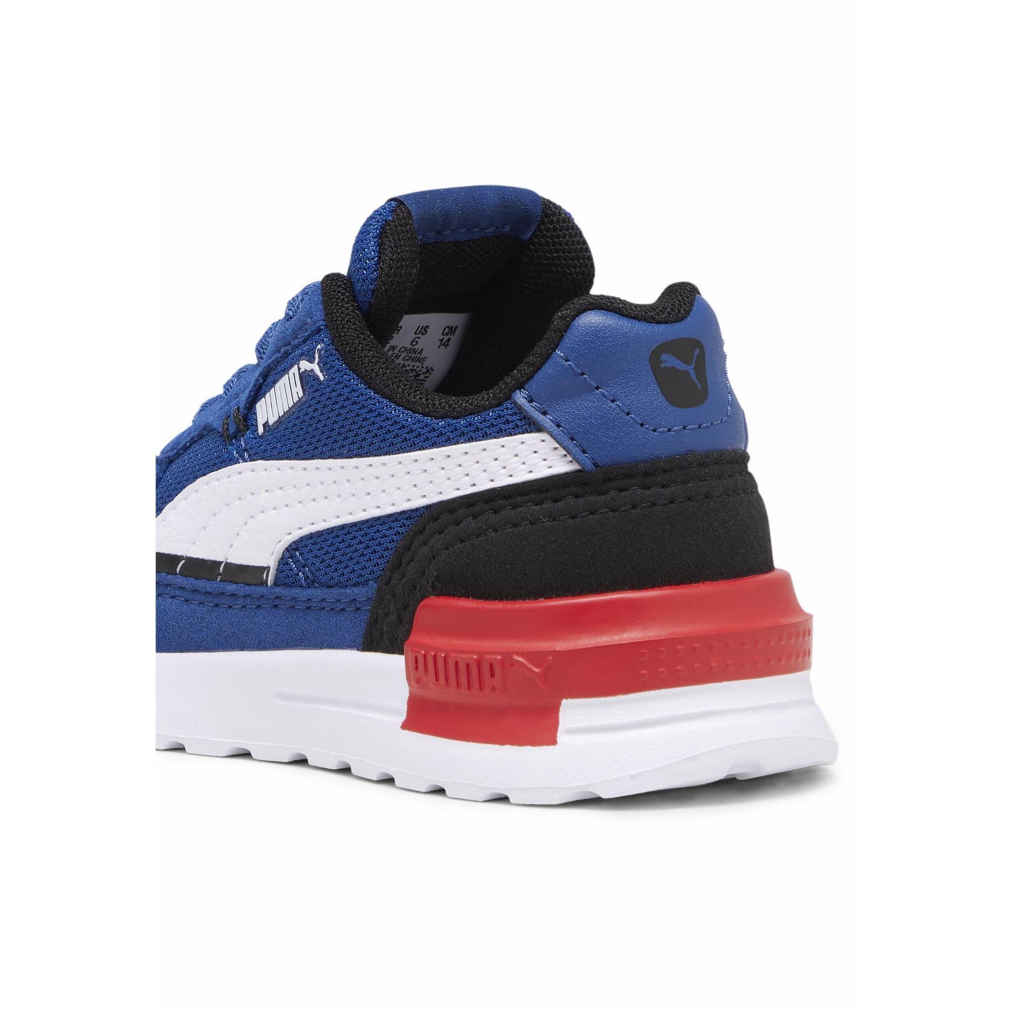 Niemowlęce obuwie sportowe Graviton AC PUMA Clyde Royal White Black Blue