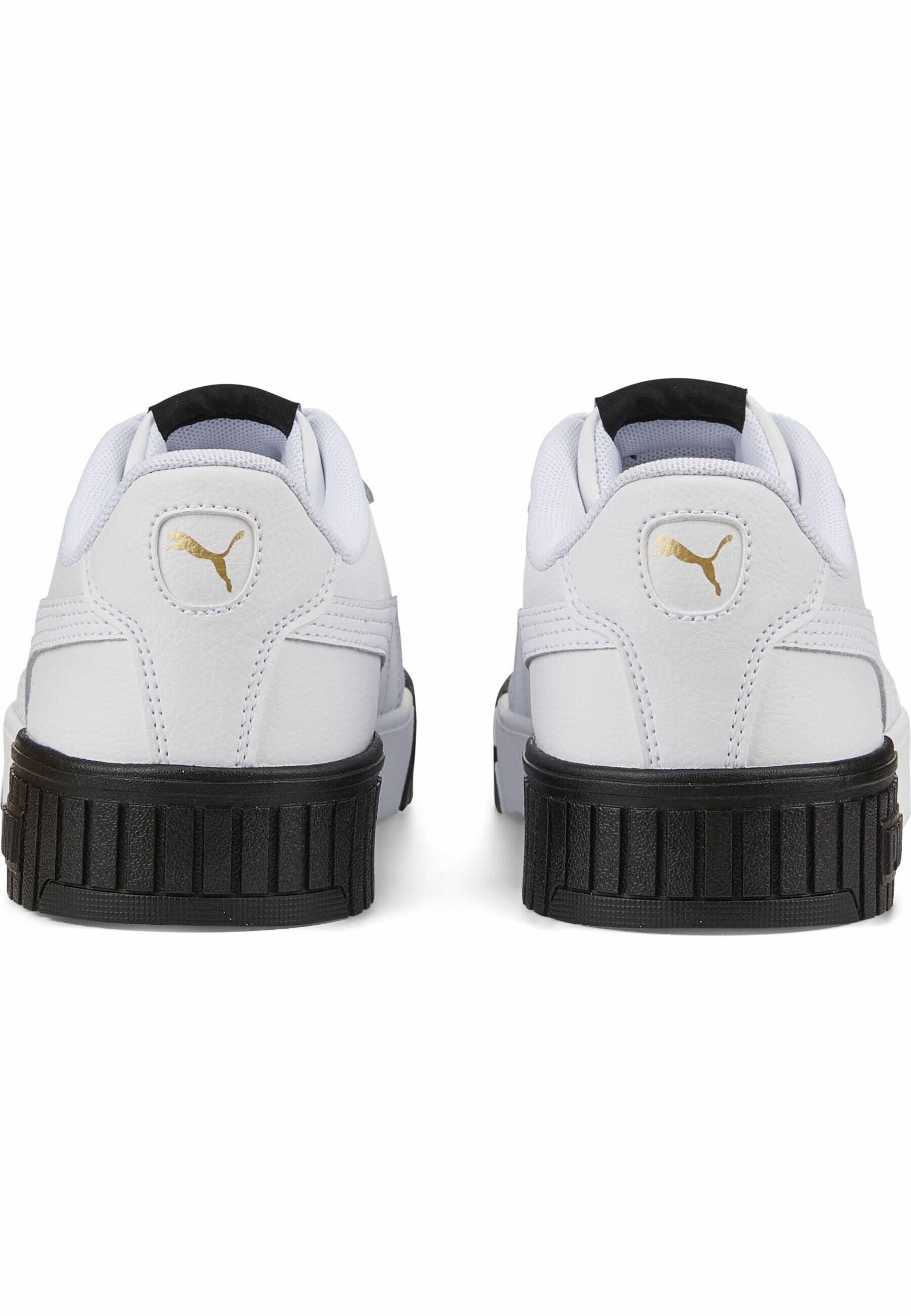 puma white and gold trainers