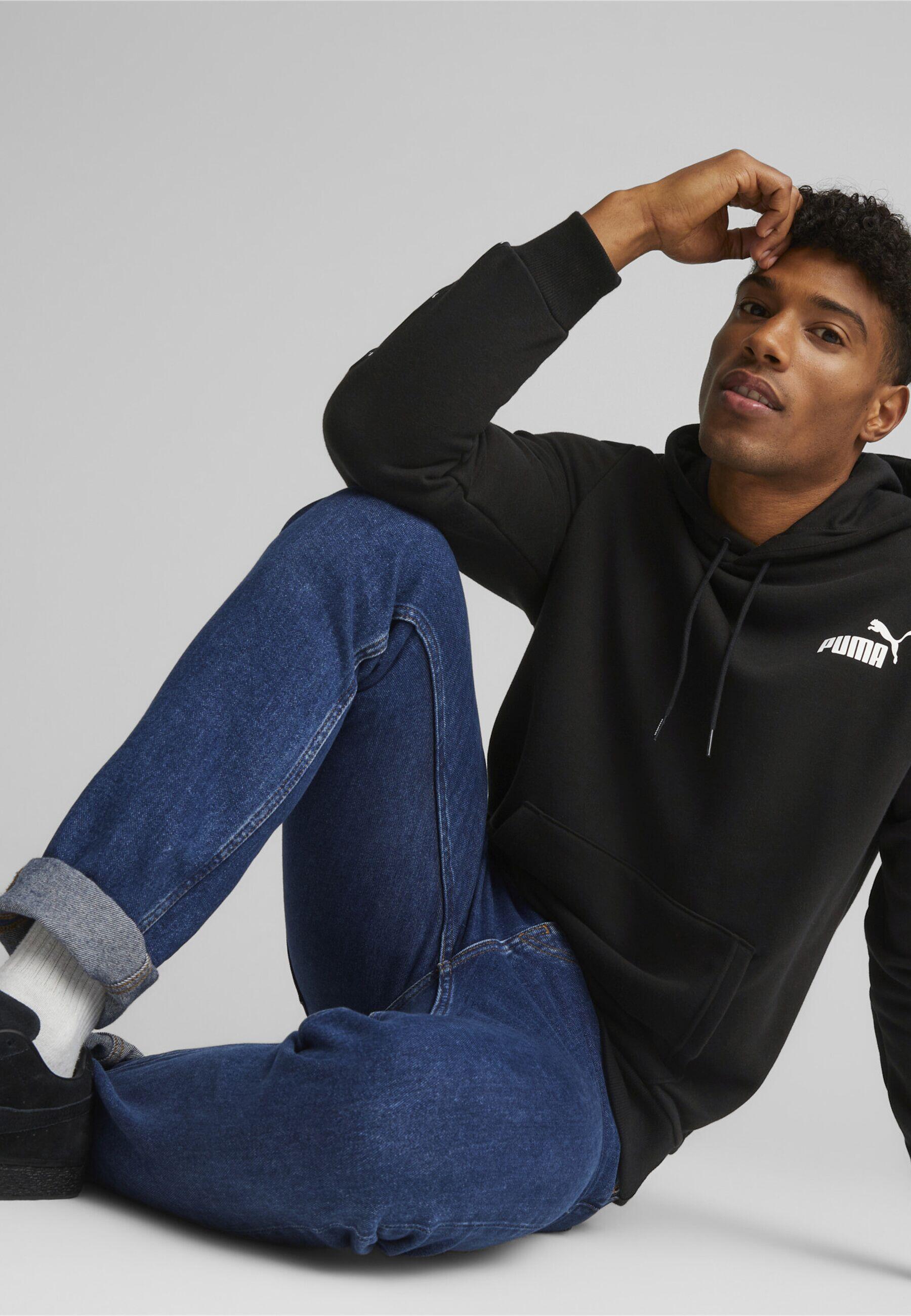 Hoodie Essentials+ Tape Homme PUMA Black 2/7