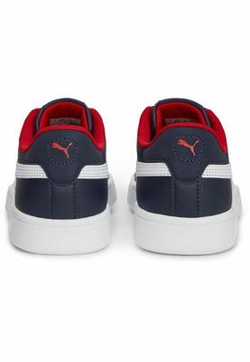 Zapatillas Niños Smash 3.0 Leather PUMA Black Redmazing Red