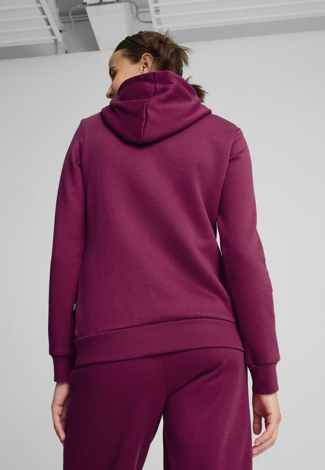 Damska bluza z kapturem i logo Essentials FL PUMA Magenta Gleam Pink