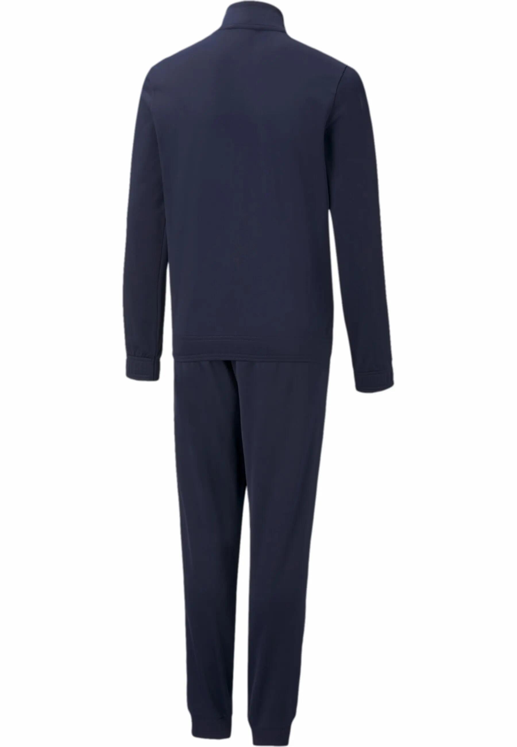 Polyesterové tepláky pro mládež PUMA Peacoat Blue 2/4