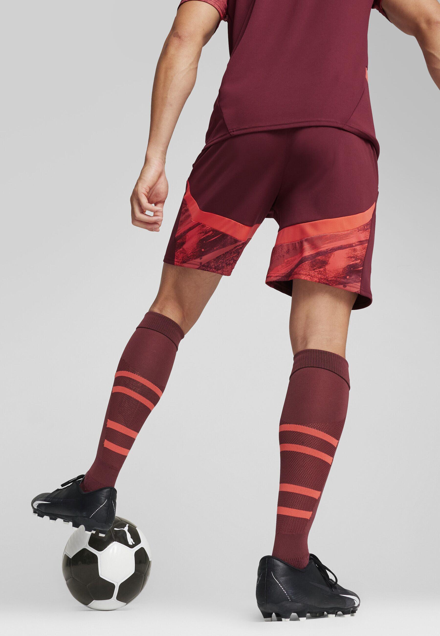 RB Leipzig short voor heren PUMA Dark Jasper Active Red 3/7