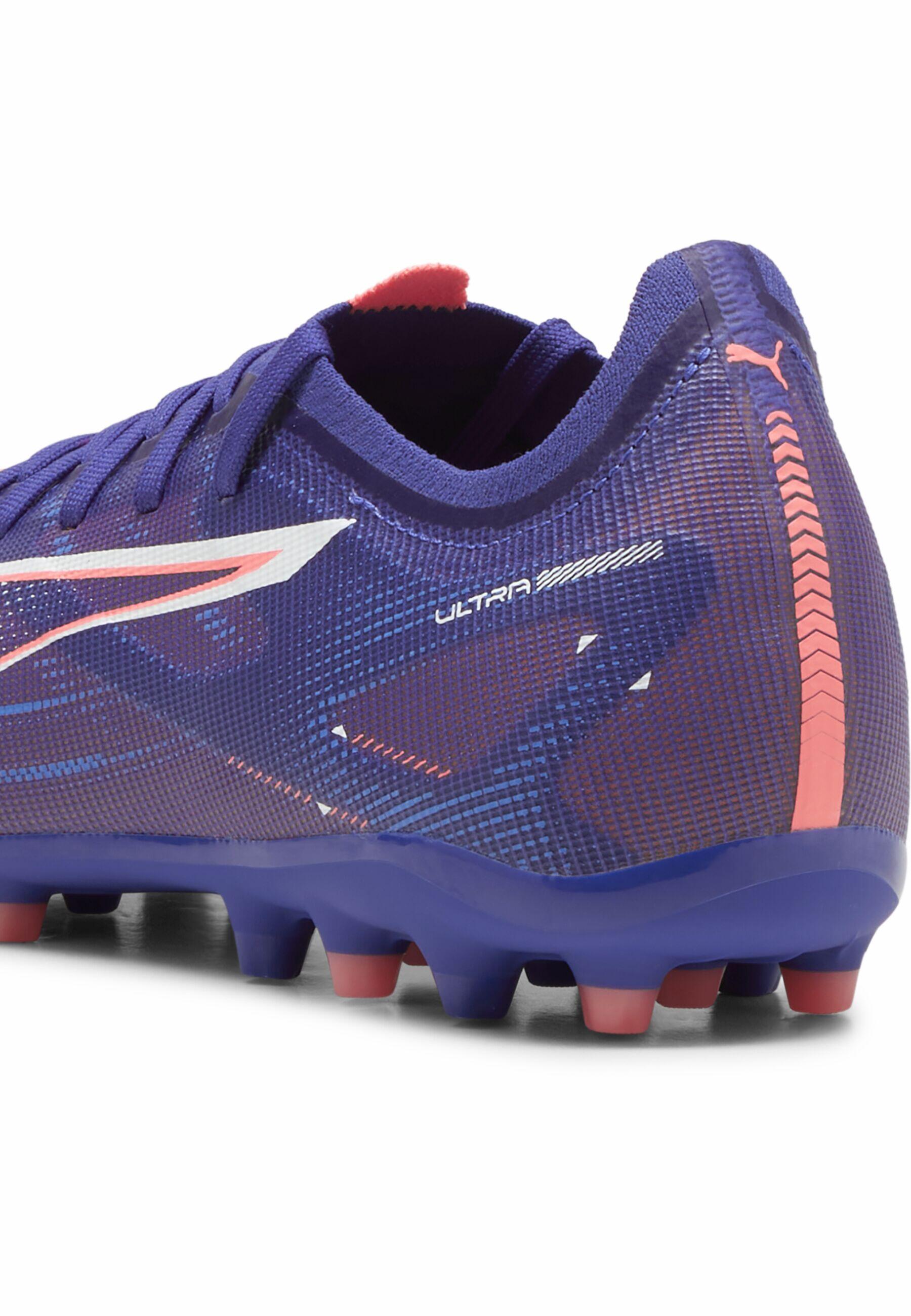 Scarpe da calcio ULTRA 5 MATCH MG PUMA Lapis Lazuli White Sunset Glow Blue Pink 2/7