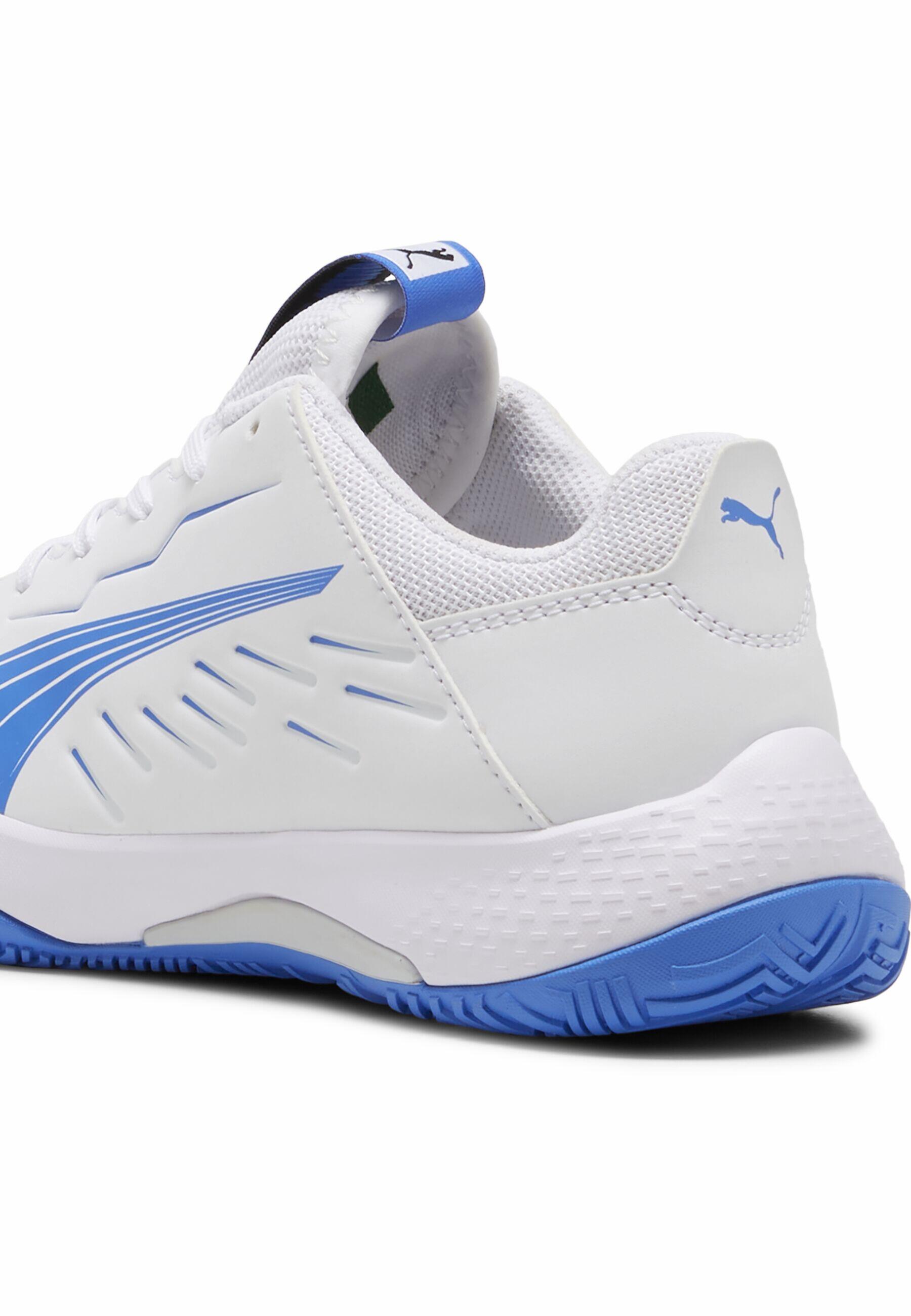 PUMA Accelerate zaalschoenen voor jongeren PUMA White Bluemazing Blue