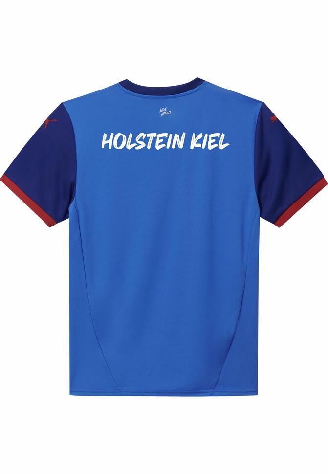 Męska koszulka domowa Holstein Kiel 24/25 PUMA Ignite Blue Clyde Royal