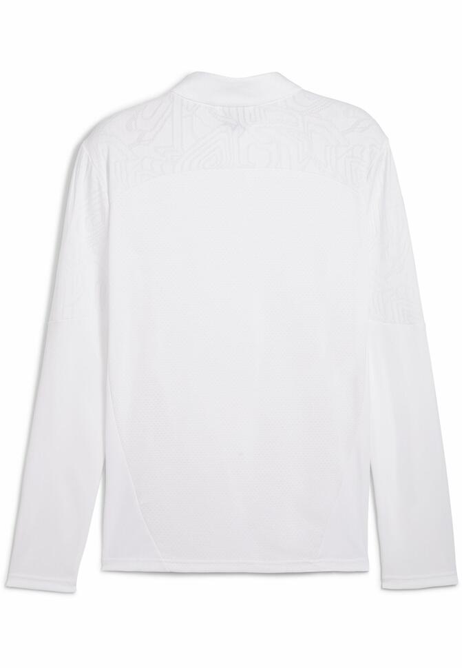 Męska bluza treningowa z zamkiem 1/4 Valencia CF PUMA White