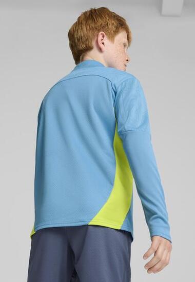 Maglia da allenamento Manchester City con zip corta per ragazzi PUMA