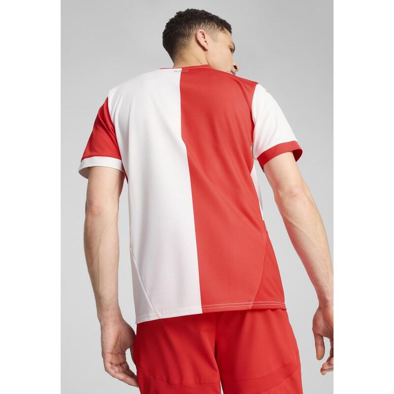 Fotbalový dres SK Slavia Praha 24/25 pro dospělé PUMA White Red