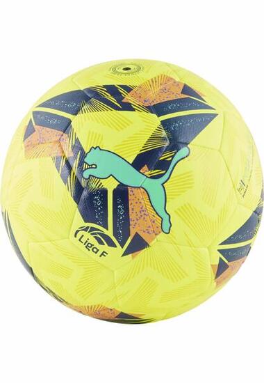 Ballon de football hybride Orbita Liga féminine PUMA Fluo Yellow Multicolor