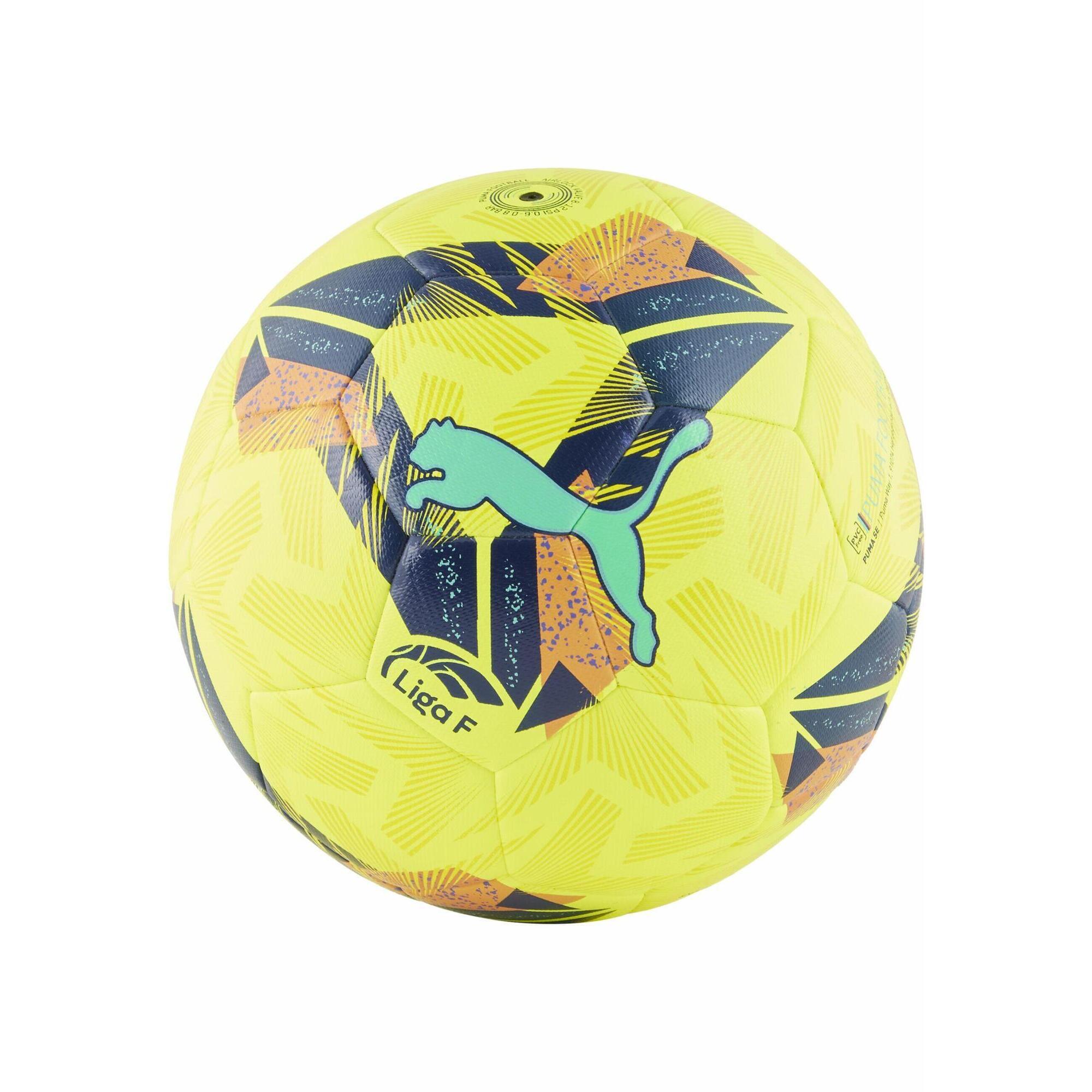 Puma - Ballon De Football Hybride Orbita Liga Féminine Puma Fluo Yellow Multicolor - Ballon - Jaune - Decathlon